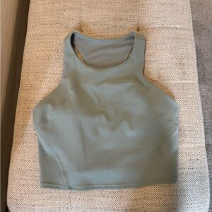 Lululemon invigorate tank top silver blue